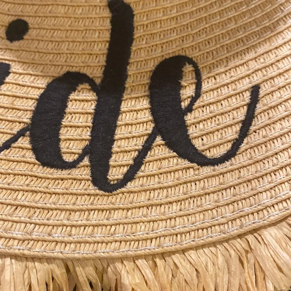 BRIDE STRAW HAT   NWT